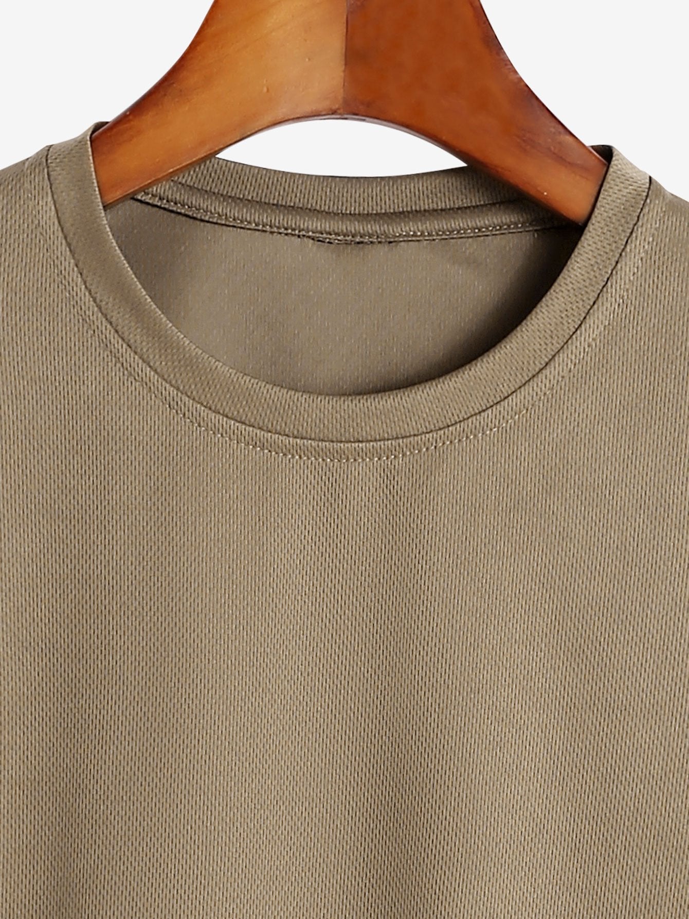 Activewear Collection | Muscle Fit Arc Hem Mesh T-Shirt with Breathable Fabric | Comfortable Fit for Everyday Wear 7