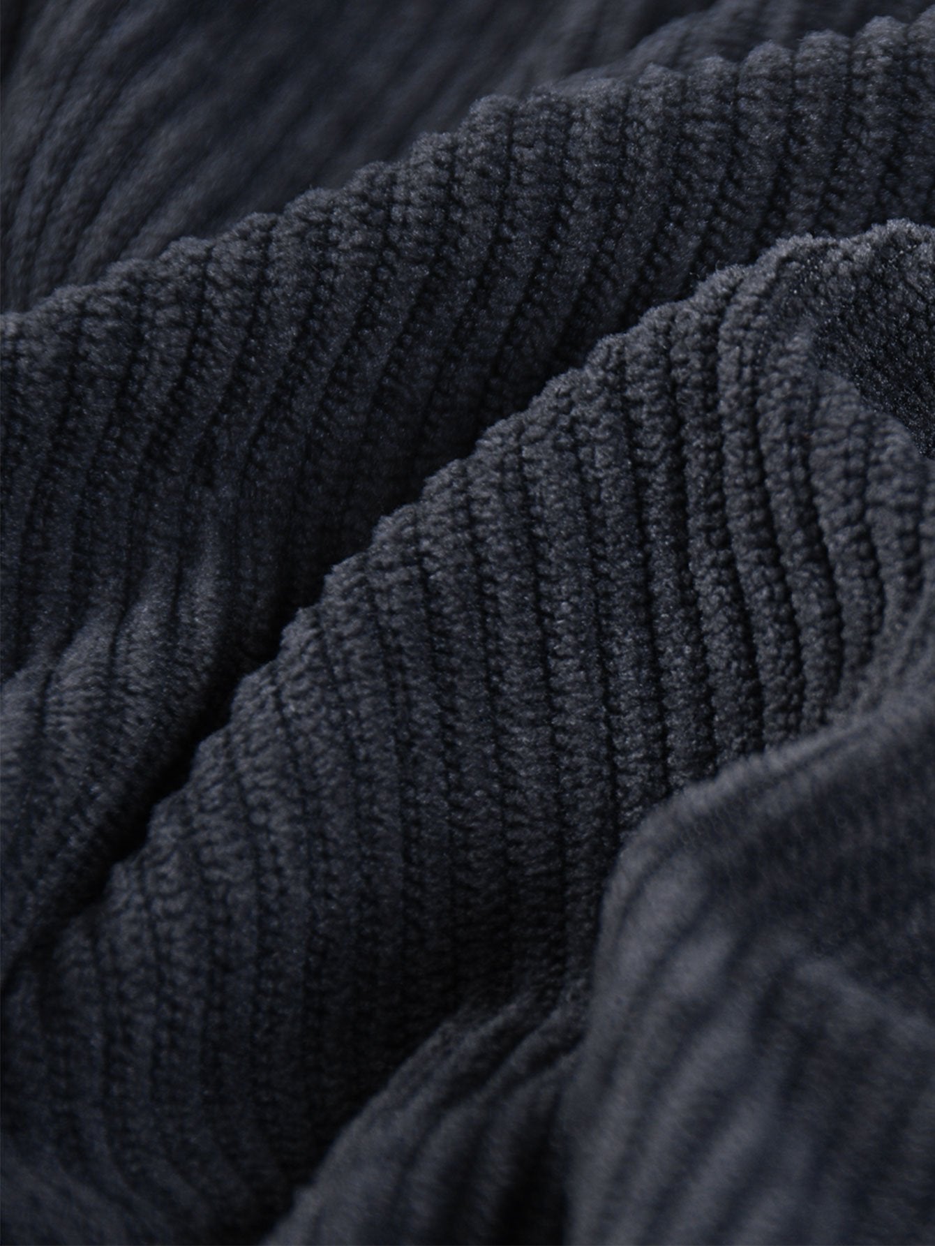 Casual Collection | Men's Corduroy Drawstring Shorts with Letter Label | Comfortable Fit for Everyday Wear 7