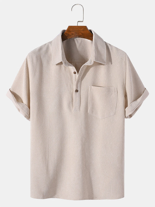 Casual Collection | Men's Shirts with Short Sleeve Design | Comfortable Polyester for Everyday Wear 0