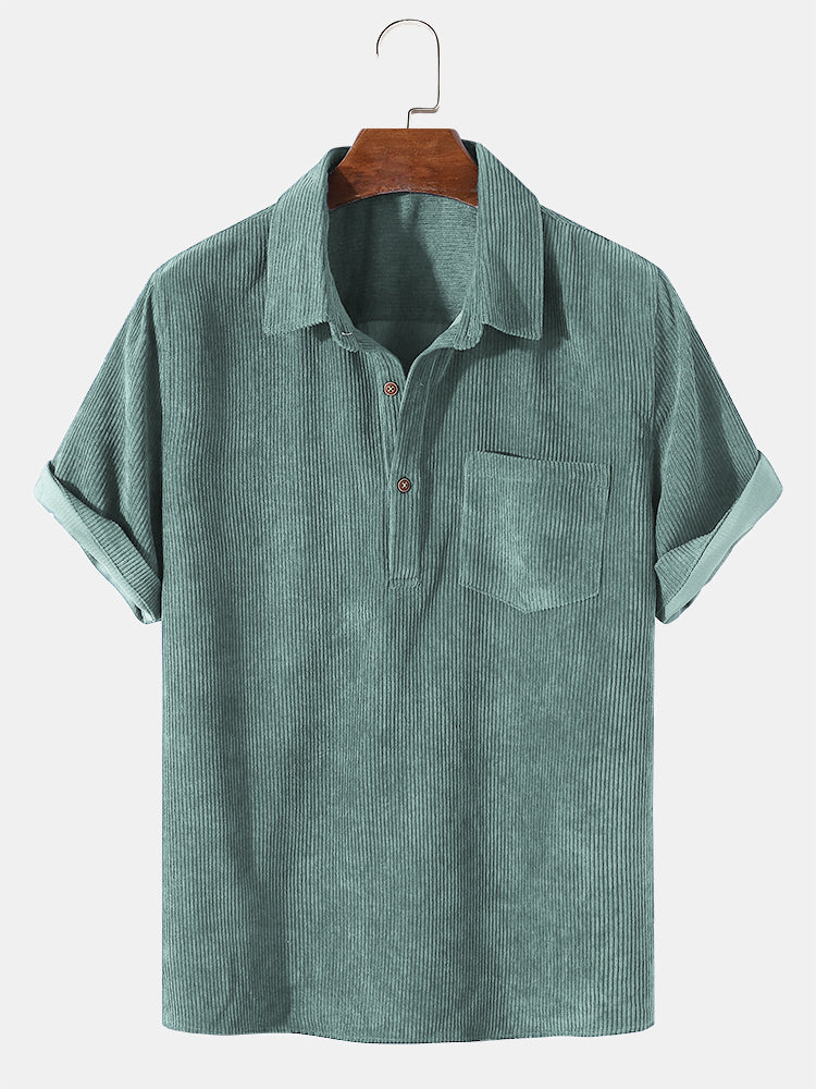 Casual Collection | Men's Shirts with Short Sleeve Design | Comfortable Polyester for Everyday Wear 1