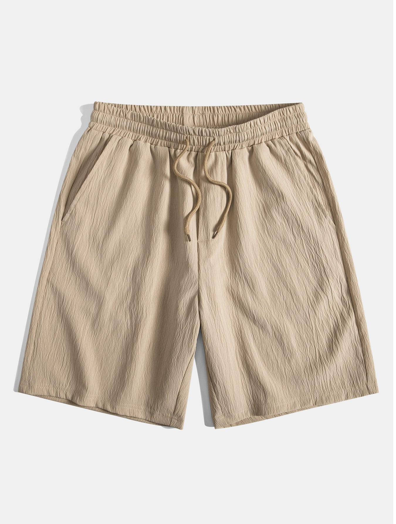 Casual Comfort | Men's Shorts with Drawstring & Elastic Waistband | Stylish and Breathable for Everyday Wear 0