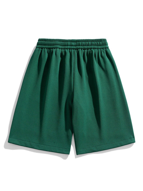 Casual Comfort | Men's Textured Drawstring Shorts with Adjustable Waist | Lightweight Fabric for Everyday Wear 1