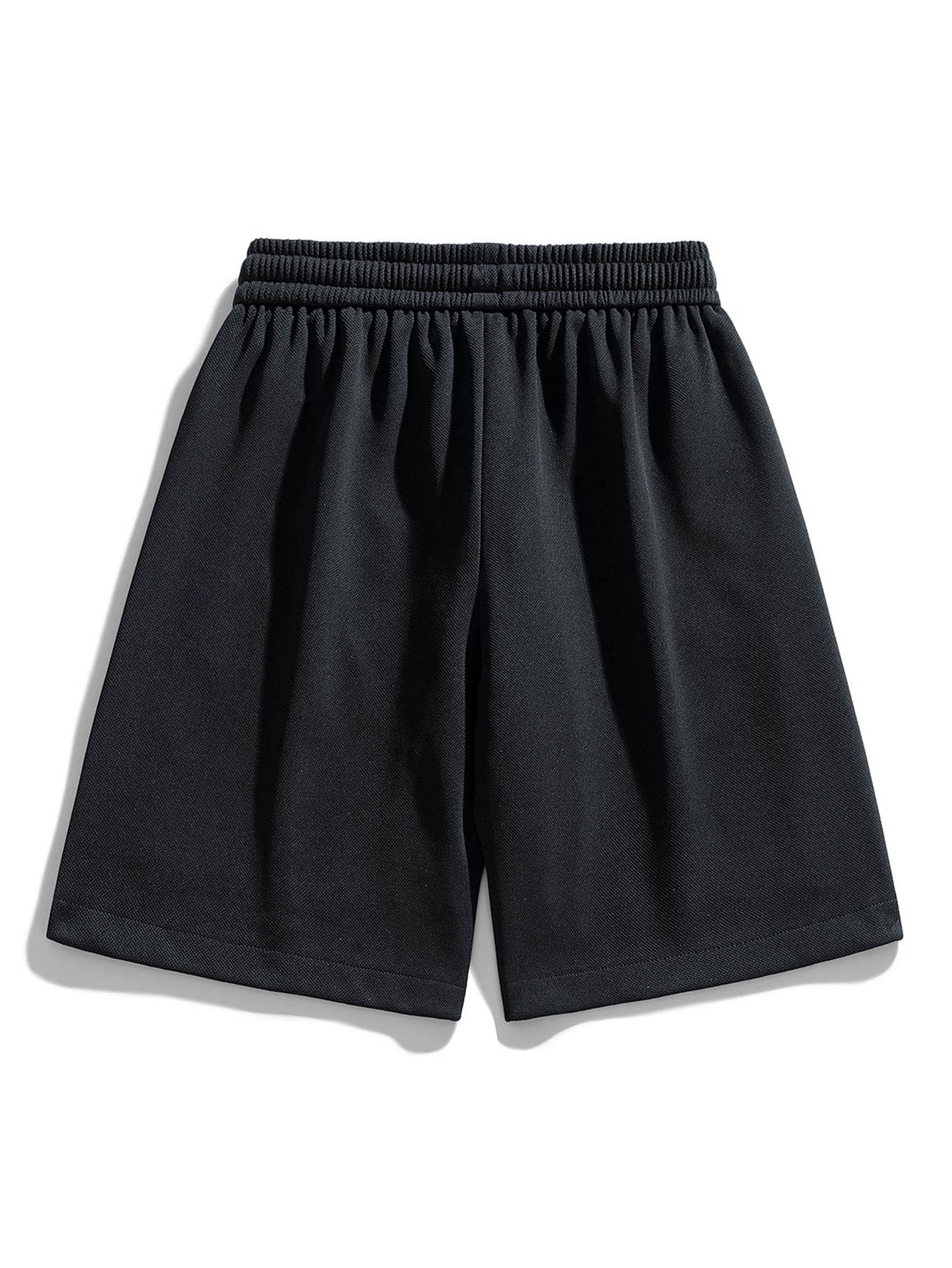 Casual Comfort | Men's Textured Drawstring Shorts with Adjustable Waist | Lightweight Fabric for Everyday Wear 3