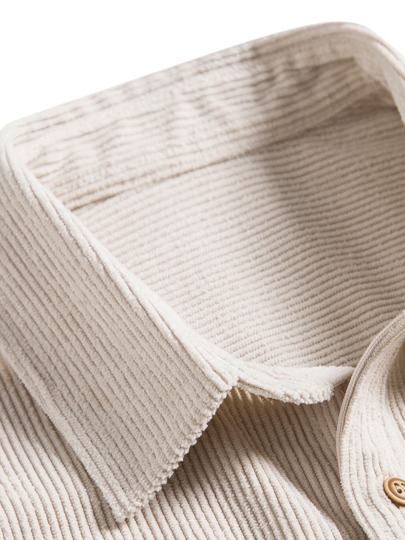 Casual Corduroy Short Sleeve Shirt with Breathable Fabric for Everyday Comfort 7