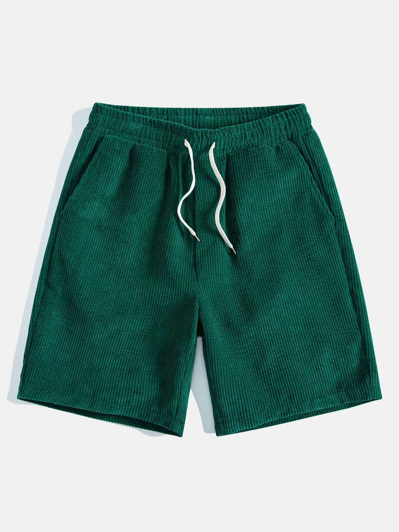 Casual Corduroy Shorts | 9-Inch Drawstring Design for Comfortable Fit | Soft and Breathable Fabric for Everyday Wear 3