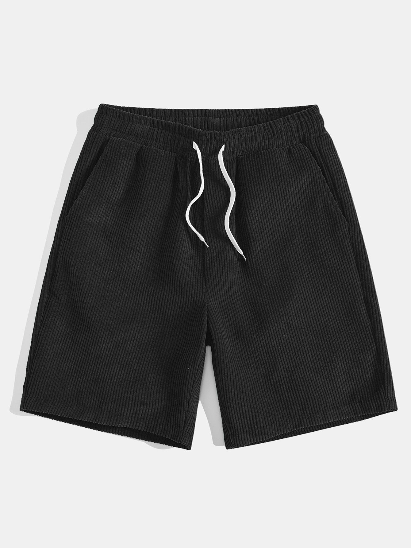 Casual Corduroy Shorts | 9-Inch Drawstring Design for Comfortable Fit | Soft and Breathable Fabric for Everyday Wear 4