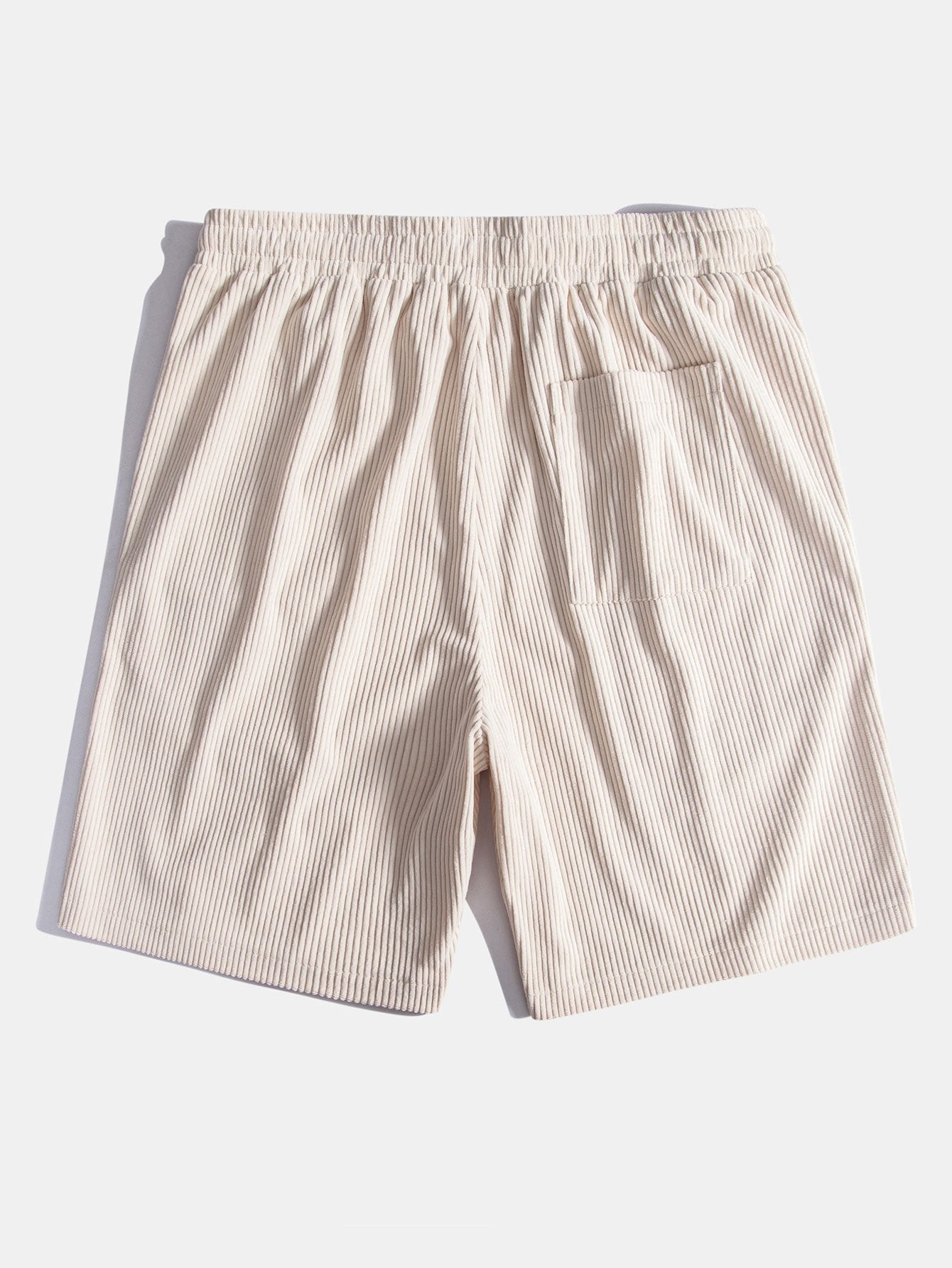 Casual Corduroy Shorts with Adjustable Drawstring Waist | Soft Polyester for Ultimate Comfort 5