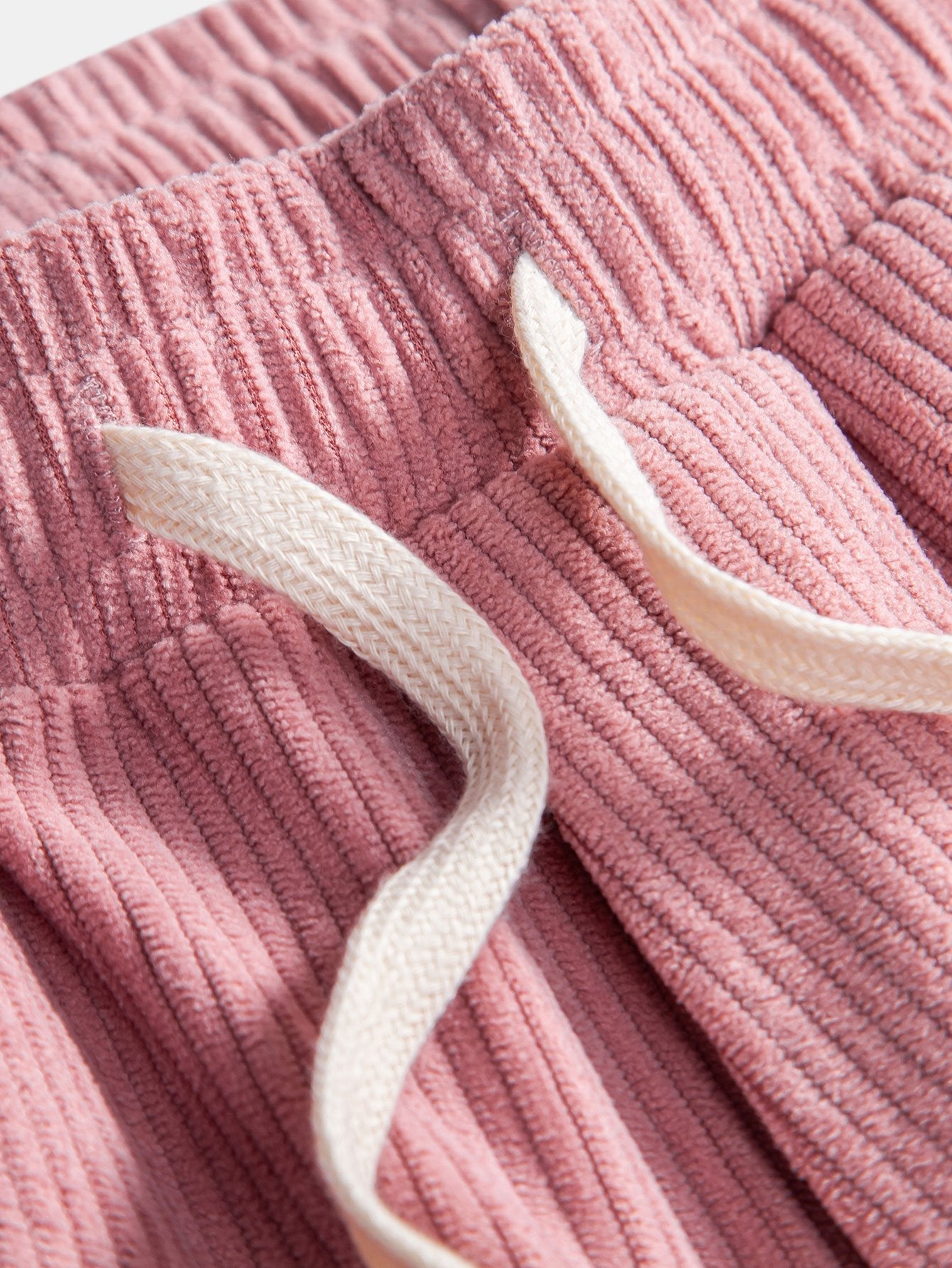 Casual Corduroy Shorts with Adjustable Drawstring Waist | Soft Polyester for Ultimate Comfort 7