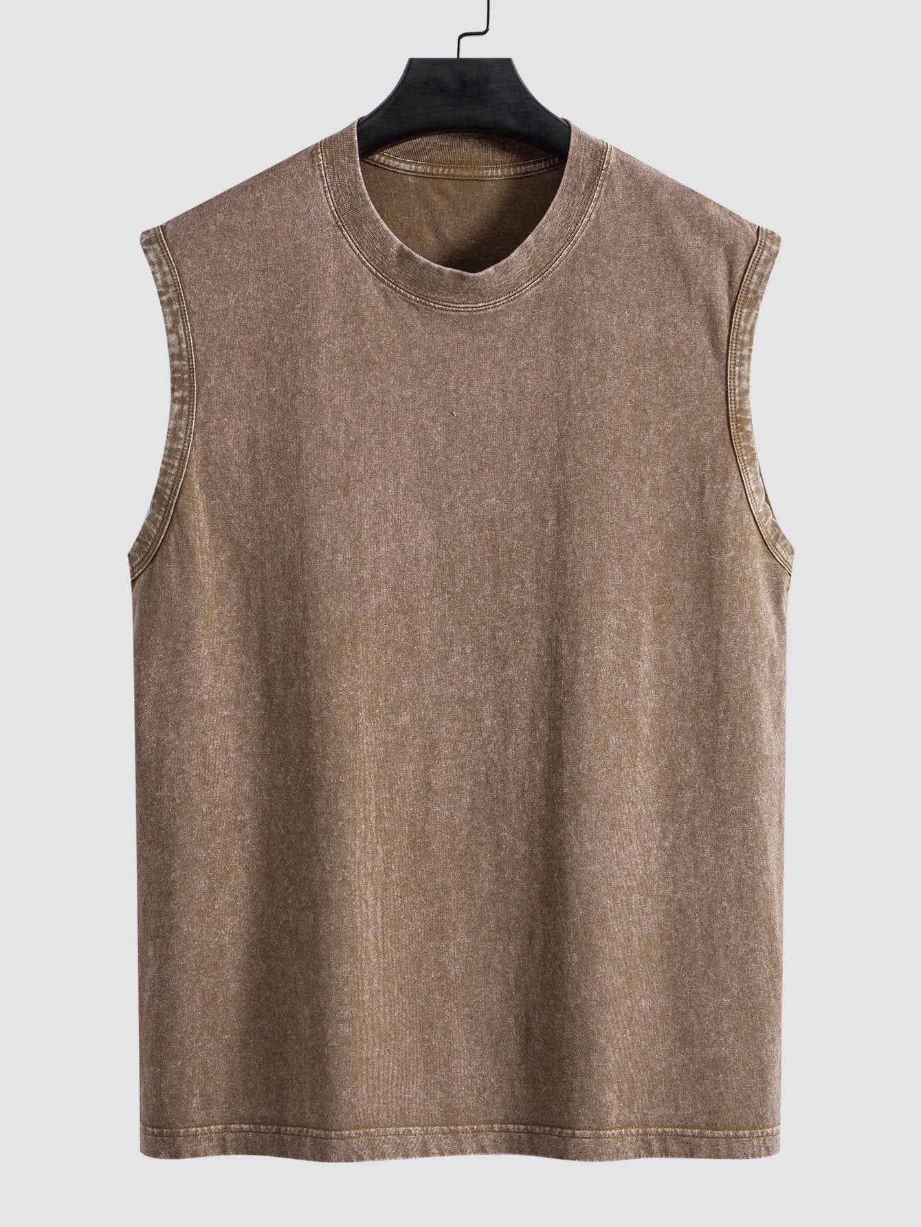 Casual Cotton Tank Top with Distressed Design | Relaxed Fit for Everyday Comfort 4