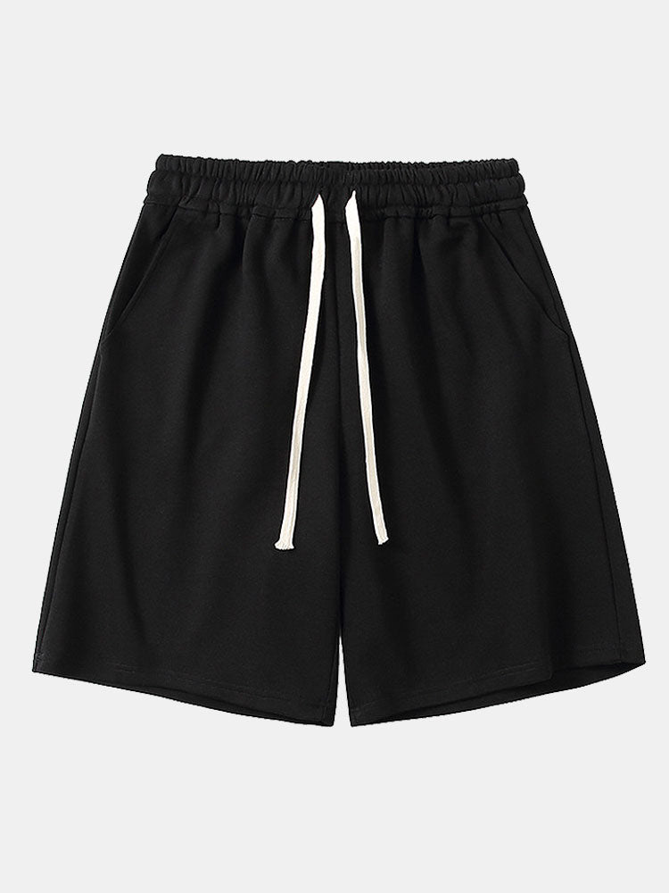 Casual Jersey Shorts | Men's Cotton Gym Shorts with Adjustable Drawstring | Comfortable Fit for Everyday Wear 6