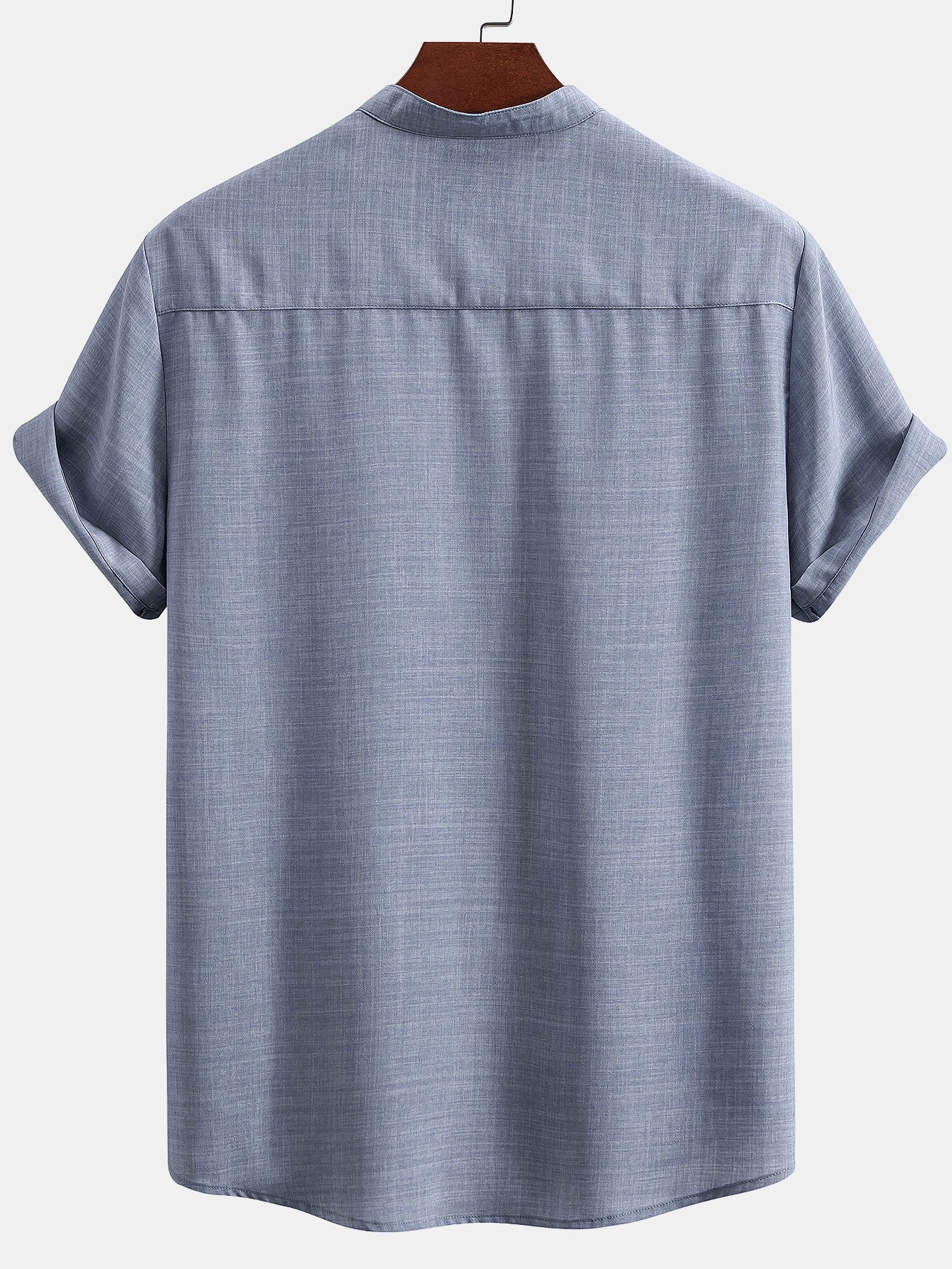 Casual Linen Outfit | Short Sleeve Shirt & Straight Leg Pants for Everyday Comfort 6