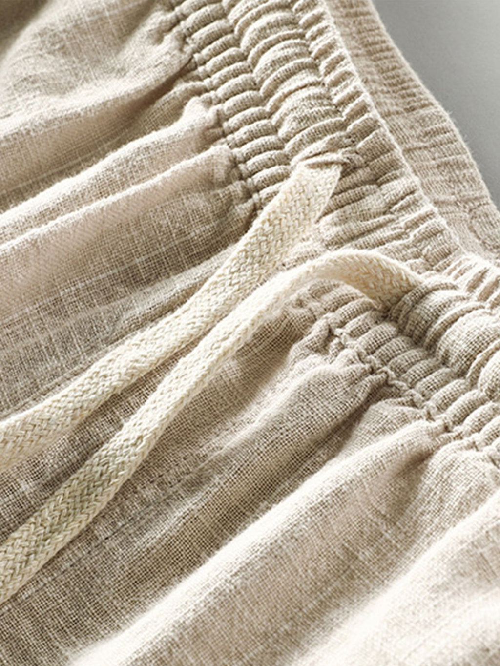 Casual Striped Linen Shorts with Drawstring Waist | Relaxed Fit for All-Day Comfort 6