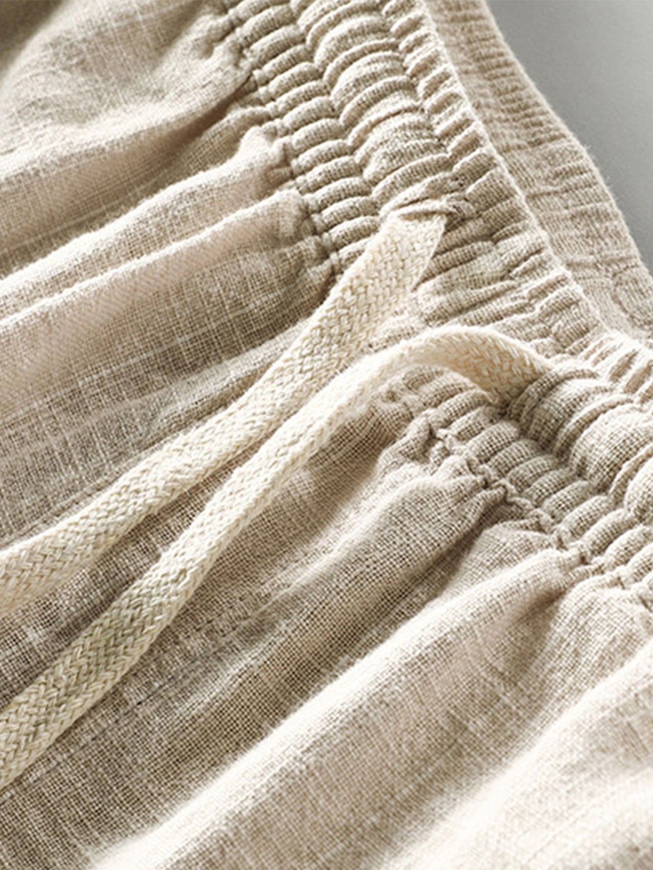 Casual Striped Linen Shorts with Drawstring Waist | Relaxed Fit for All-Day Comfort 6