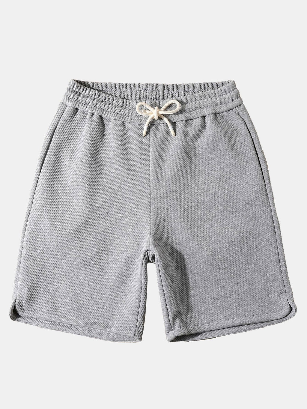Casual Twill Jacquard Shorts with Adjustable Drawstring | Comfortable Fit for Everyday Wear 0