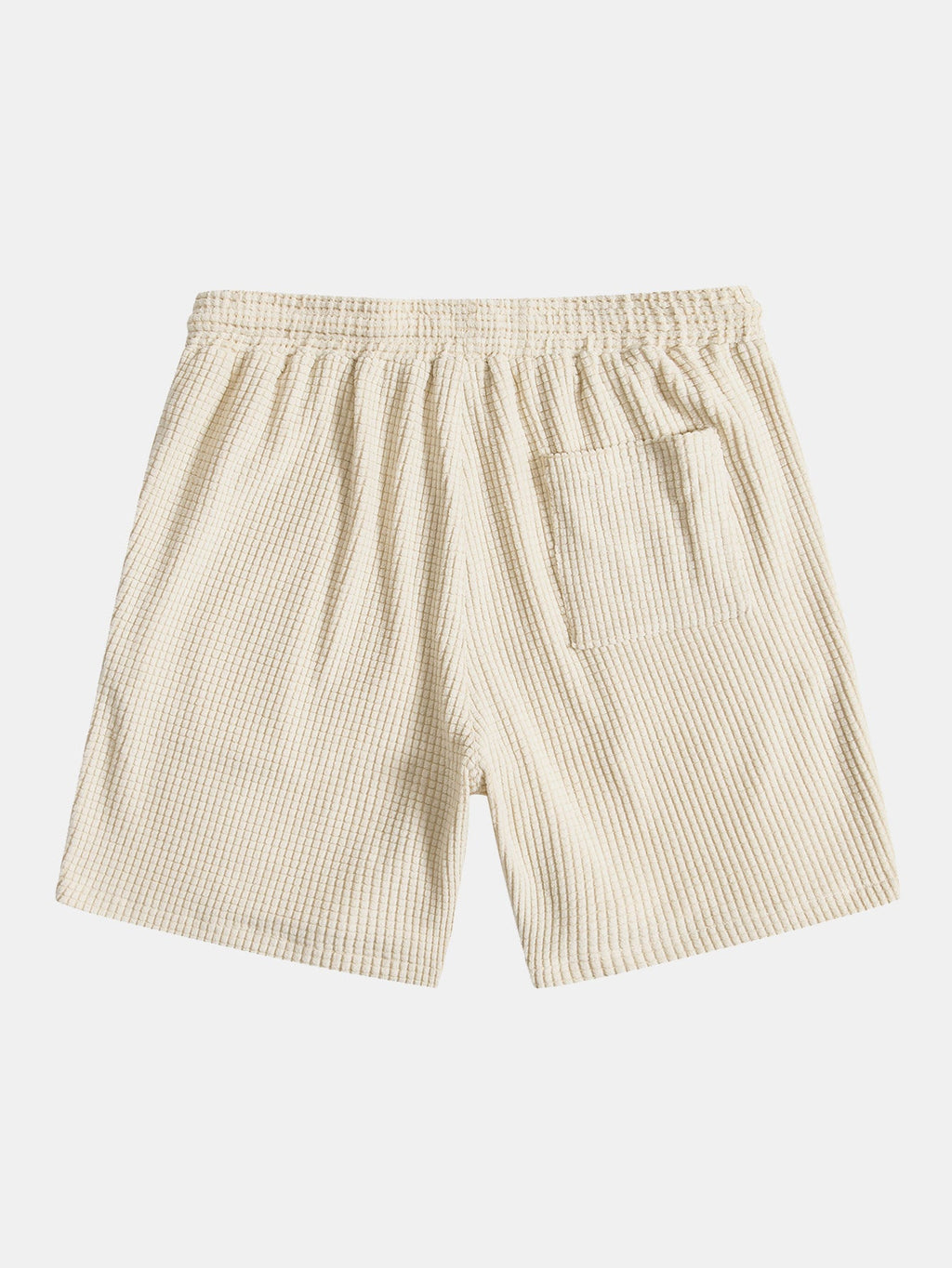 Casual Waffle Drawstring Shorts | Comfortable Regular Fit for Everyday Wear 3