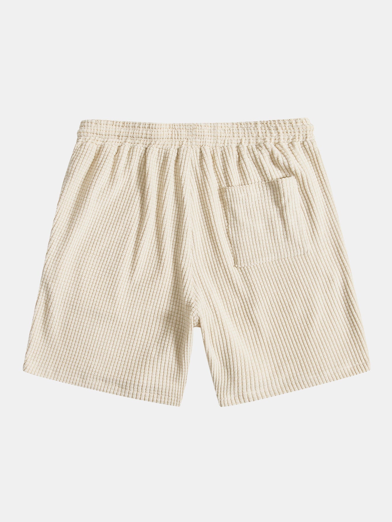Casual Waffle Drawstring Shorts | Comfortable Regular Fit for Everyday Wear 3