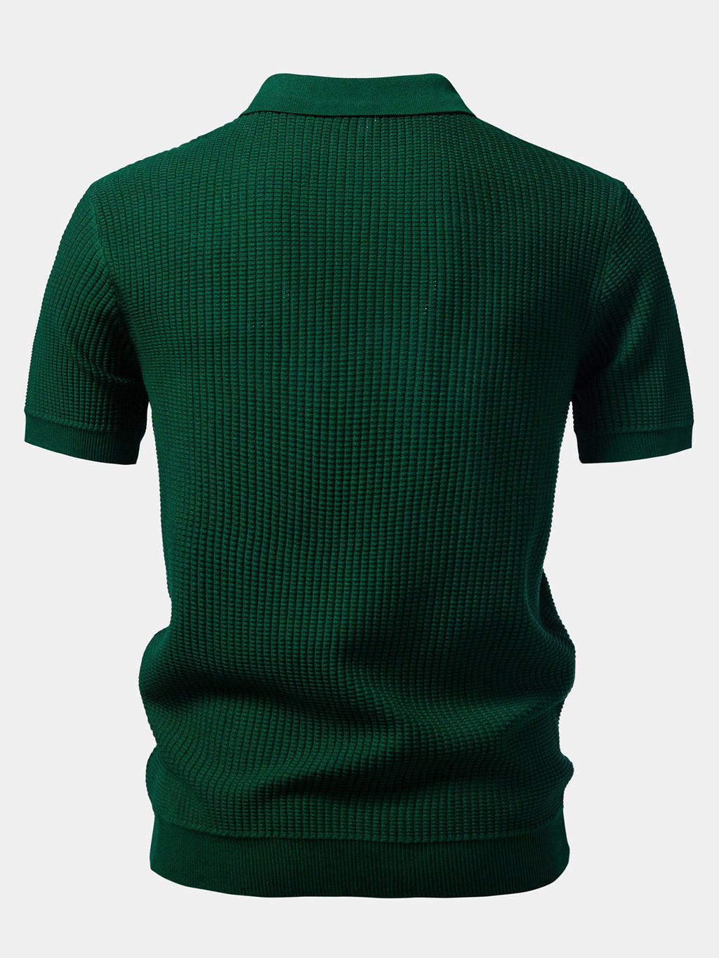 Chic Women's Outfit | Knit Polo & Ribbed Pants Set with Modern Design | Effortless Everyday Elegance 5