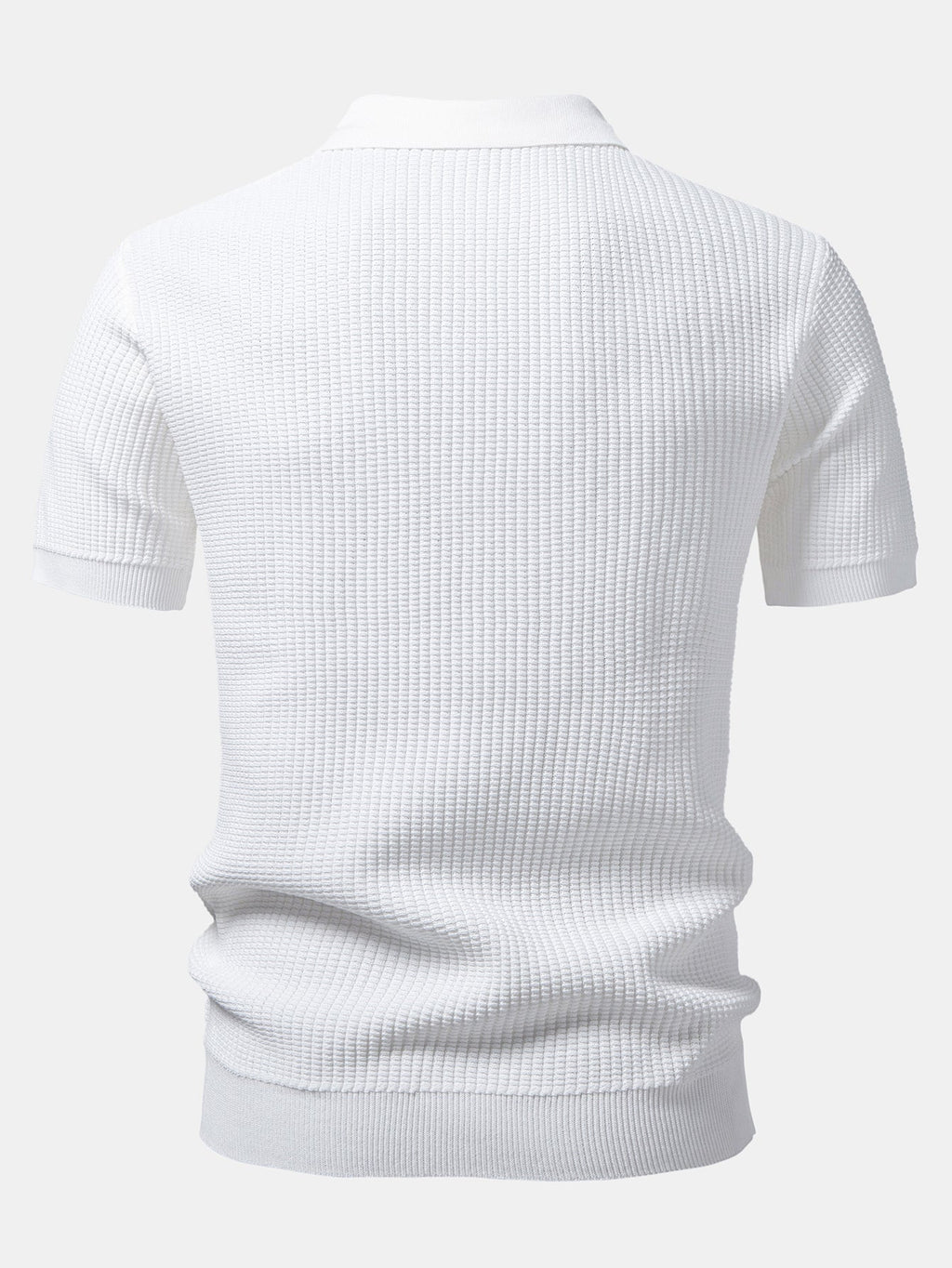 Chic Women's Outfit | Knit Polo & Ribbed Pants Set with Modern Design | Effortless Everyday Elegance 7