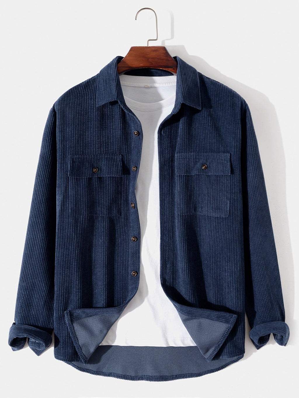 Classic Collection | Women's Button Up Shirt with Pockets | Stylish Corduroy for Everyday Comfort 0