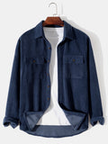 Classic Collection | Women's Button Up Shirt with Pockets | Stylish Corduroy for Everyday Comfort 0