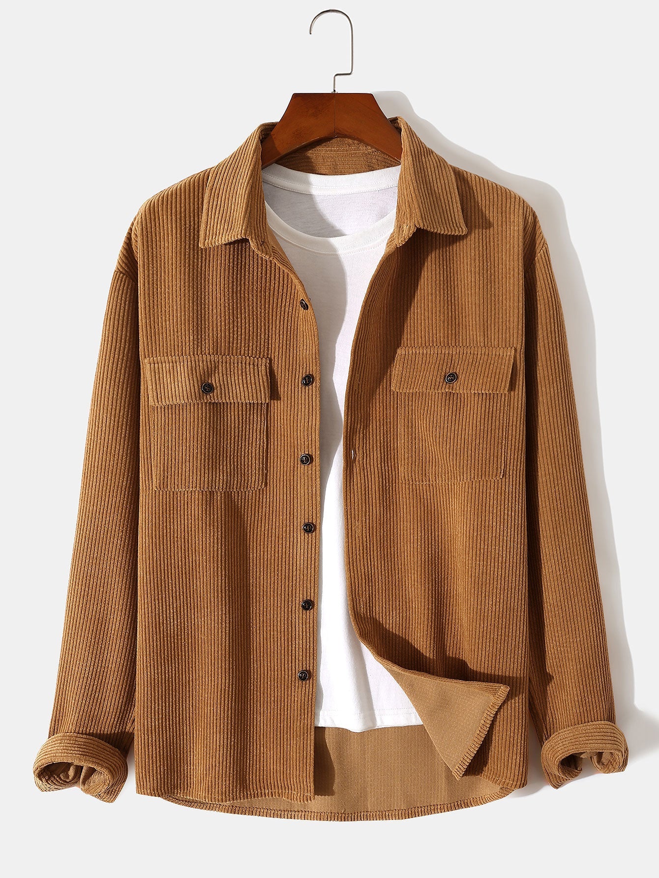 Classic Collection | Women's Button Up Shirt with Pockets | Stylish Corduroy for Everyday Comfort 1