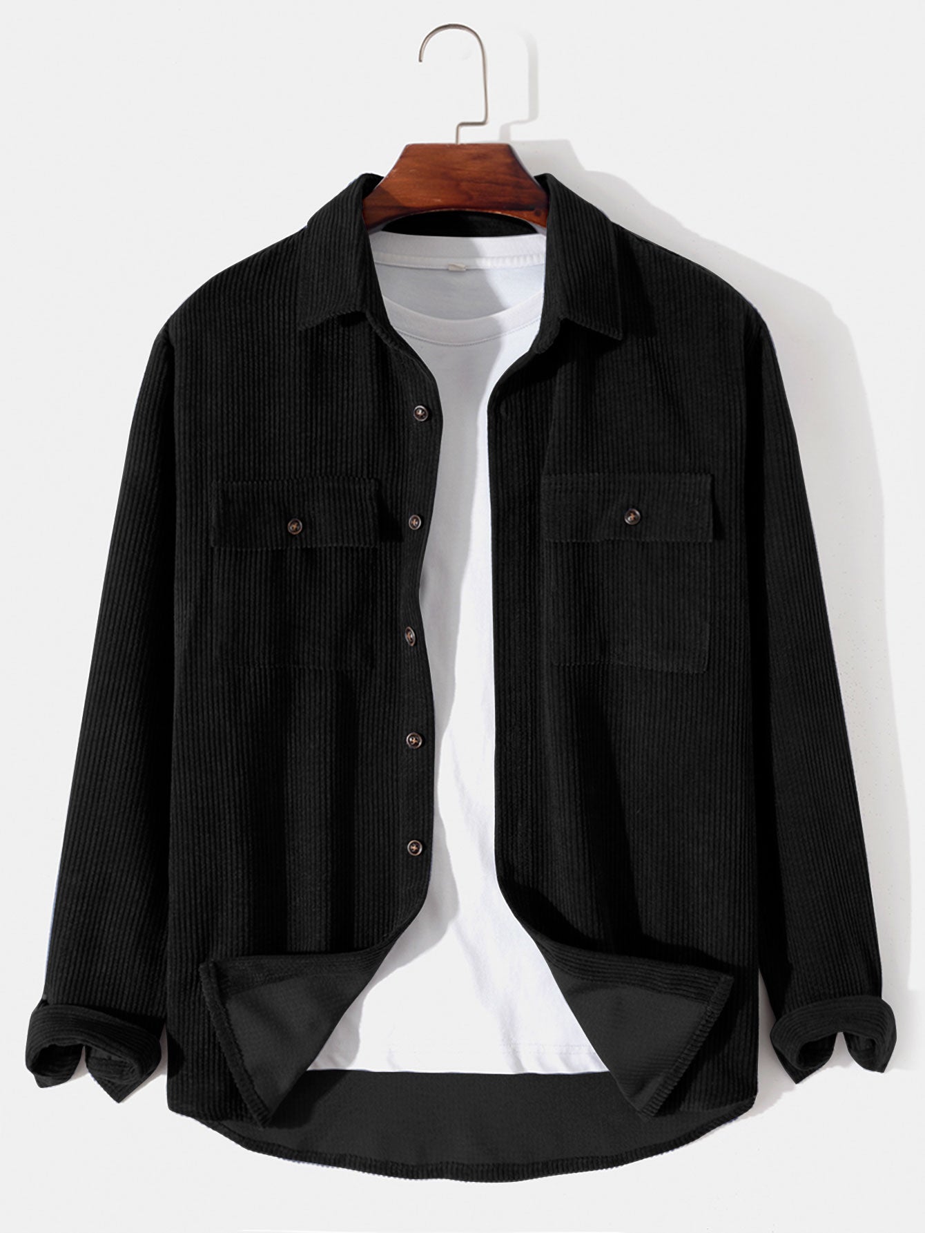 Classic Collection | Women's Button Up Shirt with Pockets | Stylish Corduroy for Everyday Comfort 3