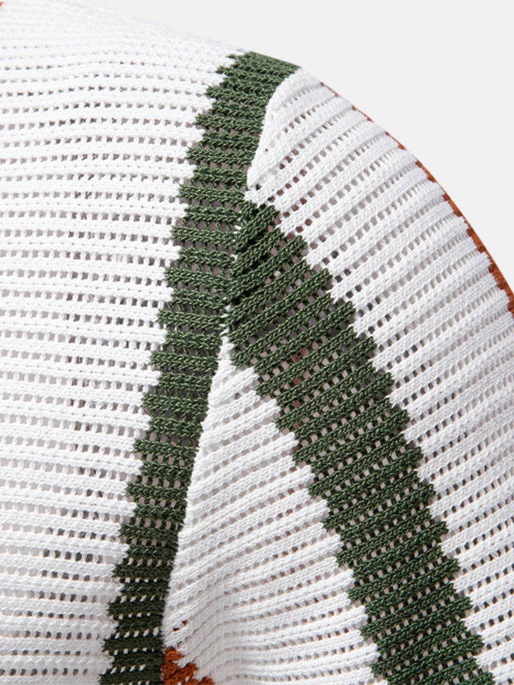 Classic Stripe Polo Shirt | Breathable Knit Fabric with Relaxed Fit for All-Day Comfort 8