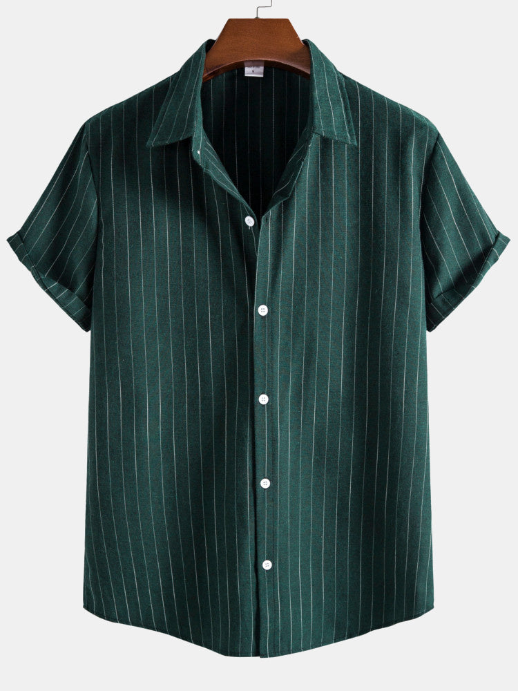 Classic Striped Shirt | Regular Fit Cotton Blend for Everyday Comfort 0