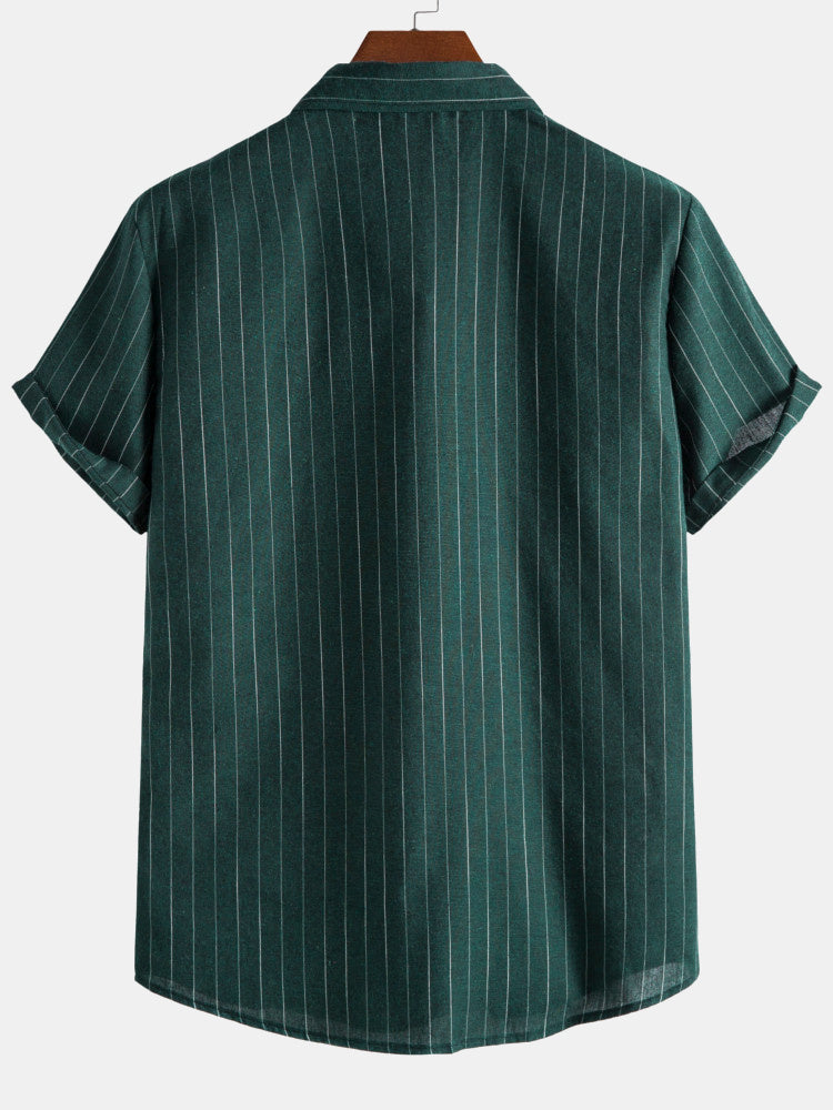 Classic Striped Shirt | Regular Fit Cotton Blend for Everyday Comfort 1