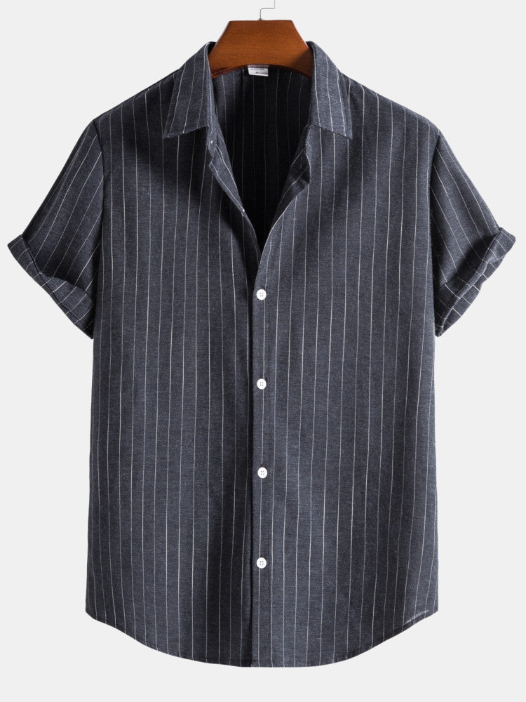 Classic Striped Shirt | Regular Fit Cotton Blend for Everyday Comfort 2