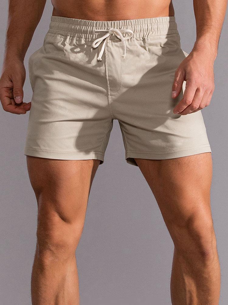 Comfort Cotton | Men's 3-Inch Drawstring Shorts with Breathable Fabric | Casual Fit for Everyday Comfort 1
