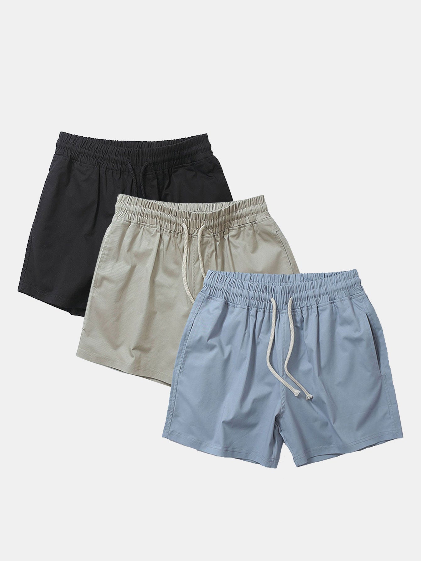 Comfort Essentials | Men's Cotton Shorts with Drawstring Waist | Soft and Breathable Fabric for Everyday Comfort 1