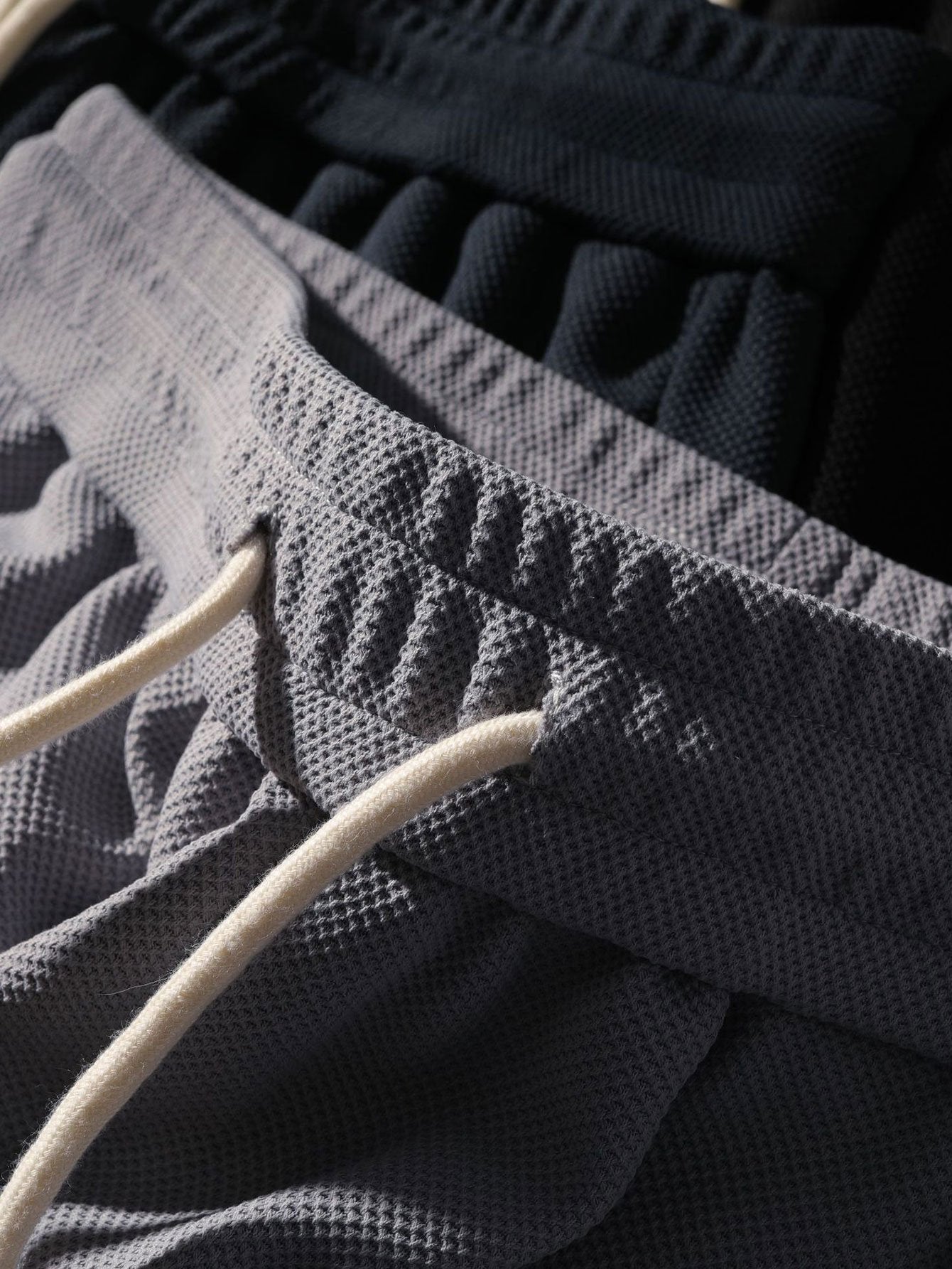 Comfort Fit Collection | Loose Fit Waffle Shorts with Adjustable Drawstring | Breathable Fabric for Everyday Comfort 4