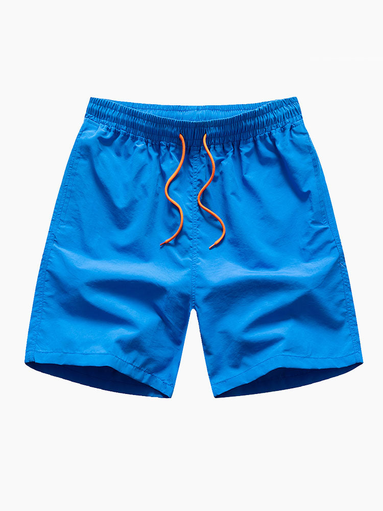 Comfort Fit | Men's Swim Shorts with Drawstring Waist | Quick-Drying Nylon for Poolside Leisure 12