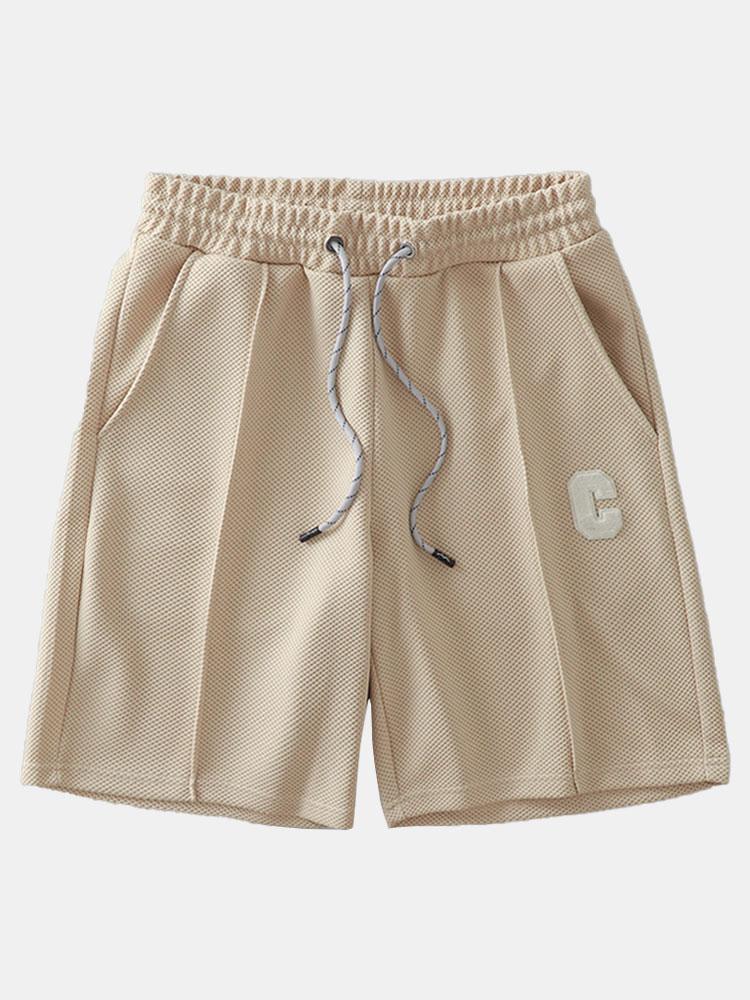 Comfort Fit | Men's Waffle Drawstring Shorts with Soft Fabric | Casual Wear for All-Day Comfort 0