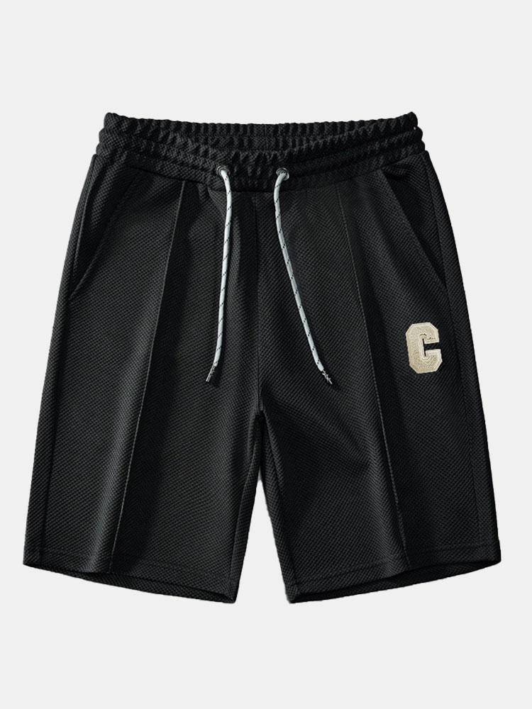Comfort Fit | Men's Waffle Drawstring Shorts with Soft Fabric | Casual Wear for All-Day Comfort 1