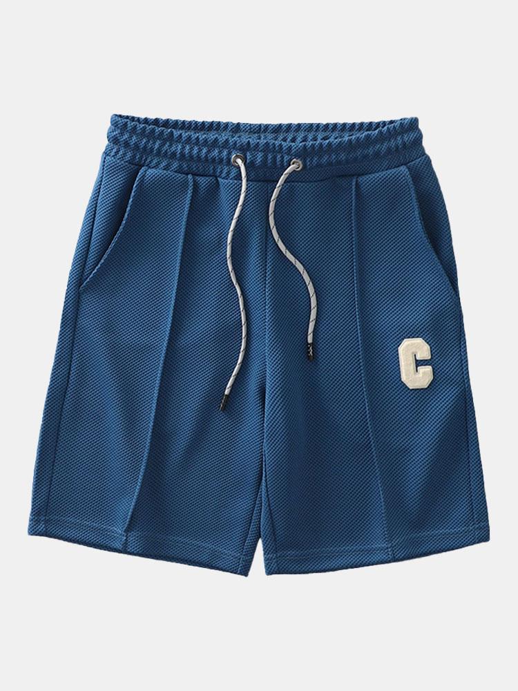 Comfort Fit | Men's Waffle Drawstring Shorts with Soft Fabric | Casual Wear for All-Day Comfort 3