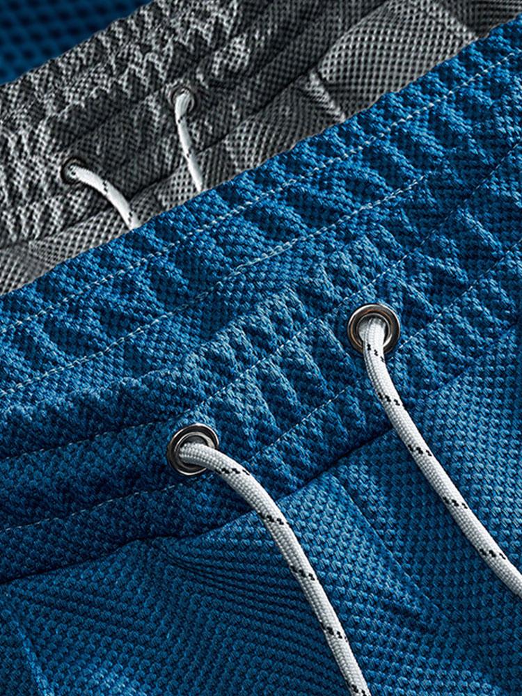 Comfort Fit | Men's Waffle Drawstring Shorts with Soft Fabric | Casual Wear for All-Day Comfort 5