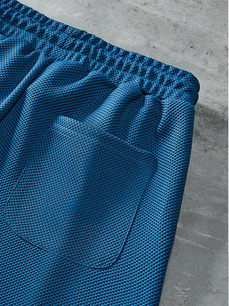 Comfort Fit | Men's Waffle Drawstring Shorts with Soft Fabric | Casual Wear for All-Day Comfort 7