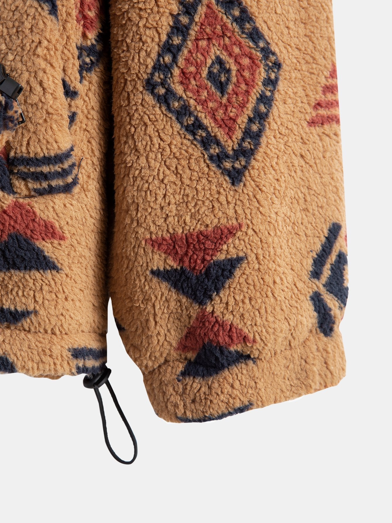 Cozy Collection | Women's Teddy Fleece Jacket with Unique Aztec Print | Soft & Warm Layering Option 3