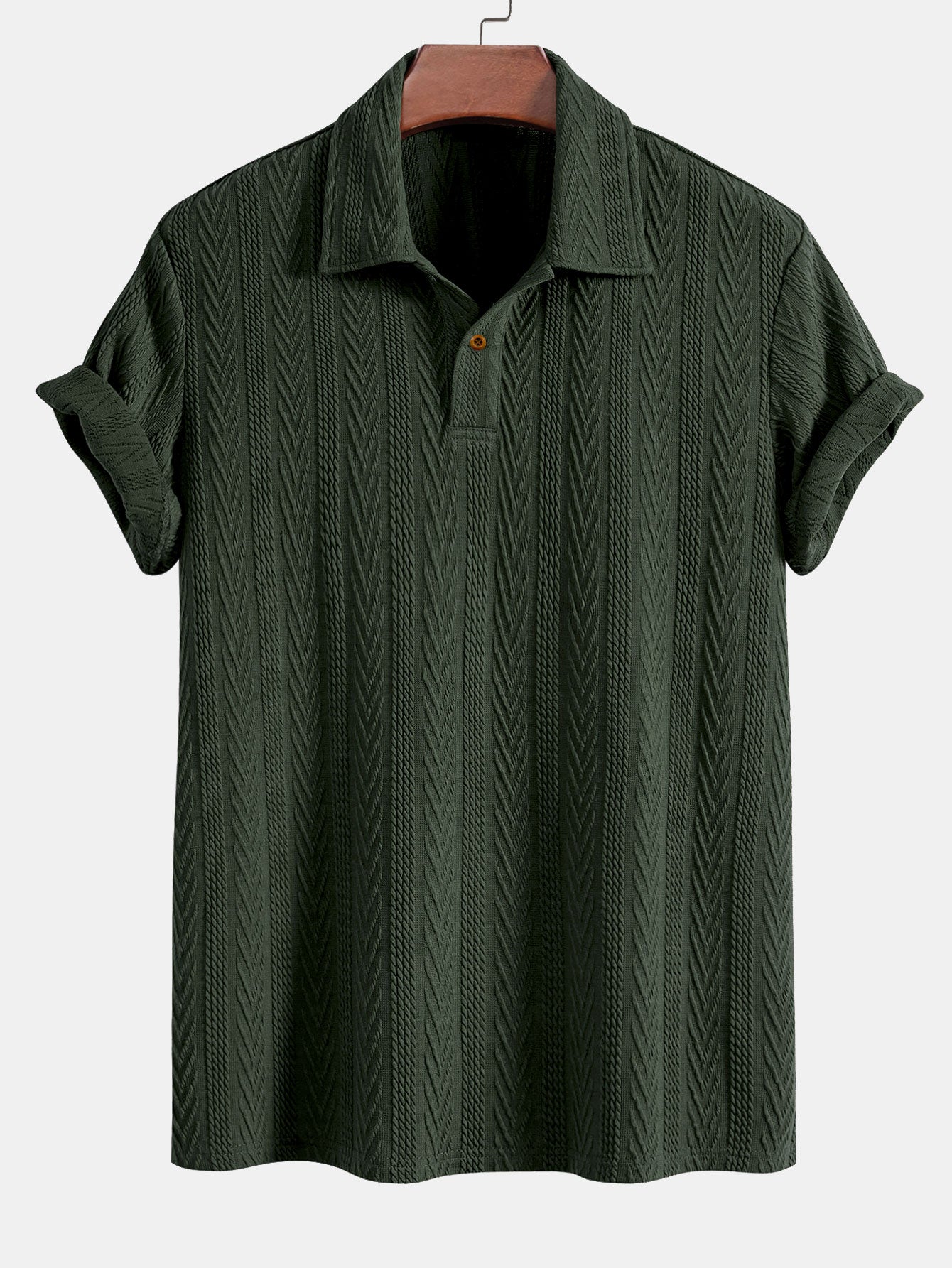 Elegant Collection | Men's Polo Shirts with Unique Pattern Design | Comfortable Fit for Casual Style 1