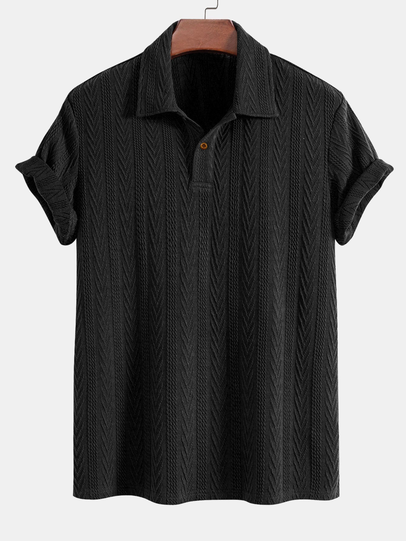 Elegant Collection | Men's Polo Shirts with Unique Pattern Design | Comfortable Fit for Casual Style 2