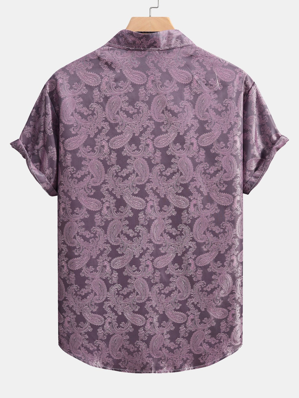 Elegant Paisley Print Satin Shirt for Women with Unique Design | Stylish Addition for Any Wardrobe 1