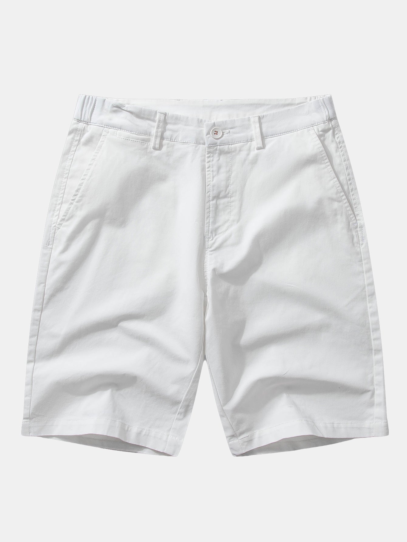 Essential Chino Shorts | Mens Chino Shorts with Stretch for All-Day Comfort | Versatile Khaki Color for Casual and Smart-Casual Wear 1