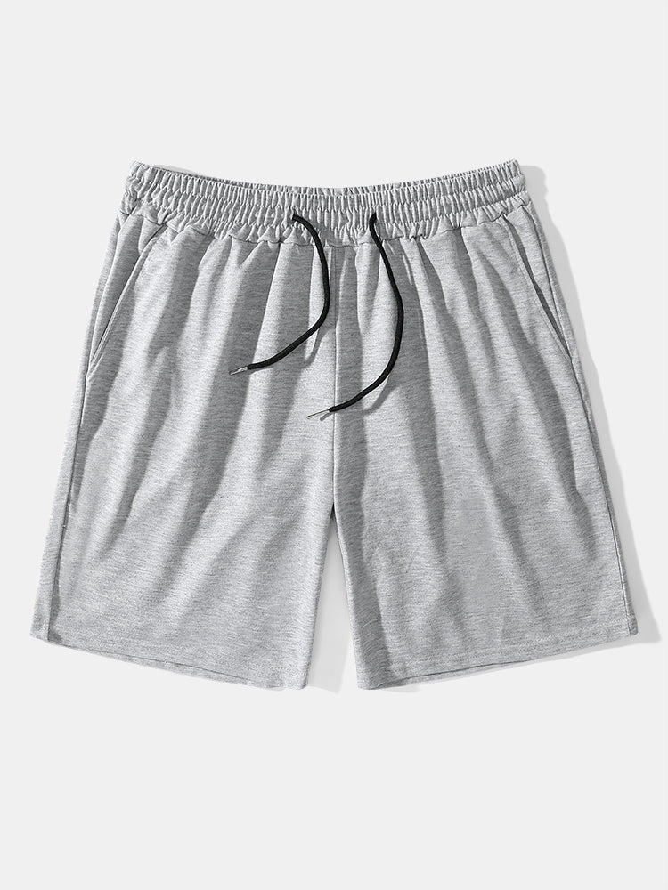 Essential Jersey Shorts | Comfortable Mid-Length Gym Shorts with Breathable Fabric for Everyday Use 0