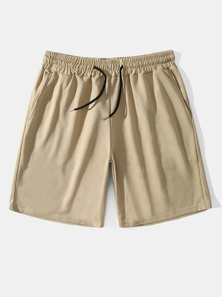 Essential Jersey Shorts | Comfortable Mid-Length Gym Shorts with Breathable Fabric for Everyday Use 1