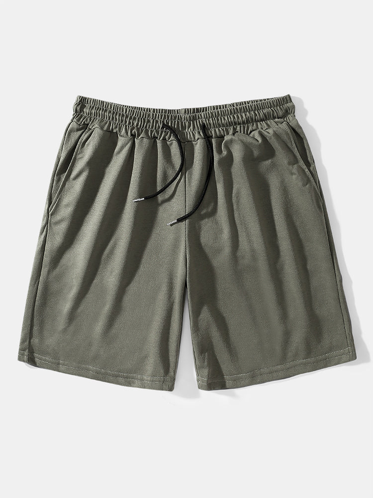 Essential Jersey Shorts | Comfortable Mid-Length Gym Shorts with Breathable Fabric for Everyday Use 4