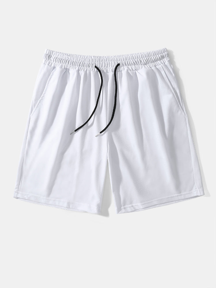Essential Jersey Shorts | Comfortable Mid-Length Gym Shorts with Breathable Fabric for Everyday Use 5