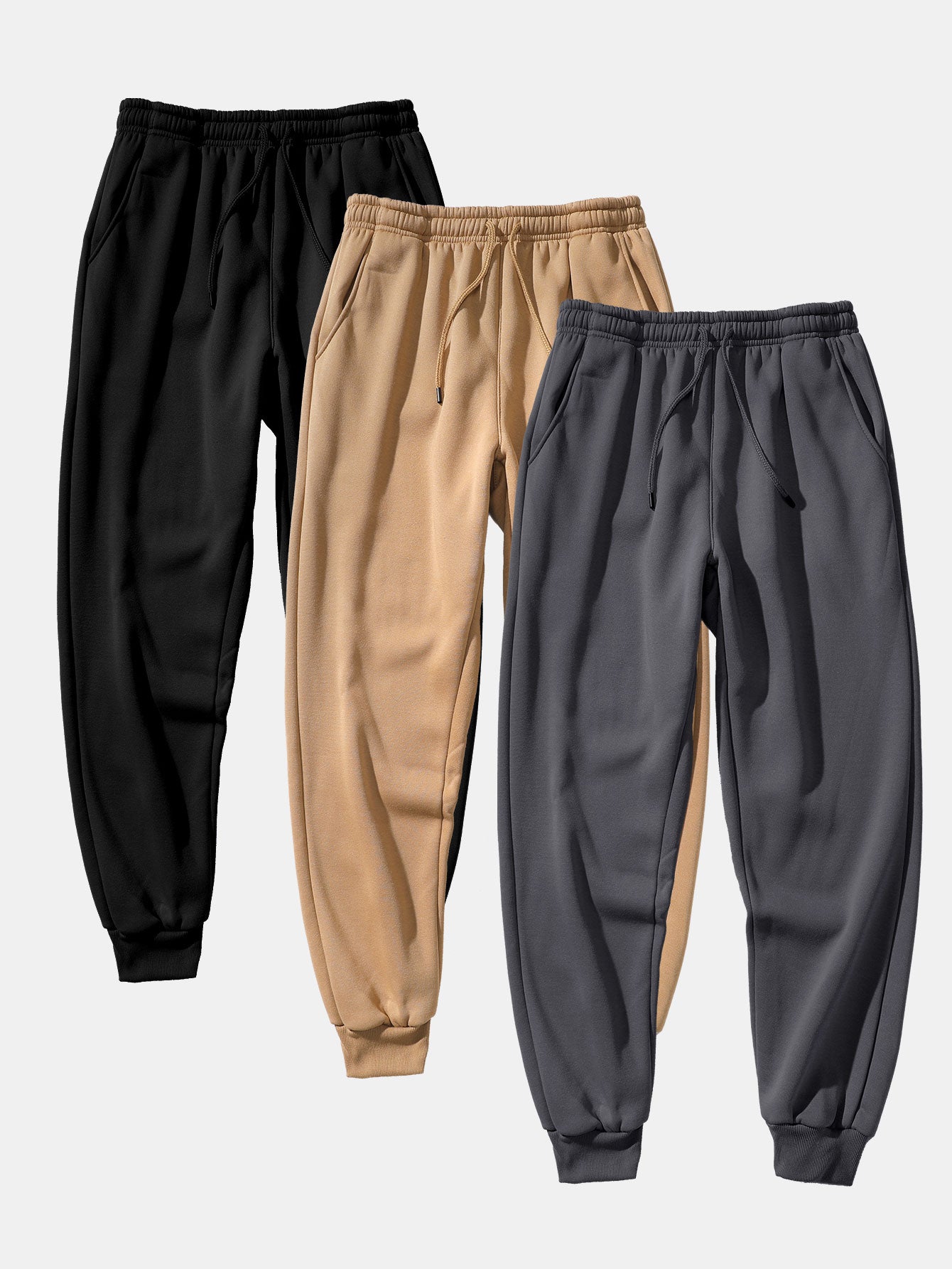 Essential Joggers | Men's Jogger Pants Set with Soft Polyester Fabric | Comfortable Fit for Everyday Wear 0