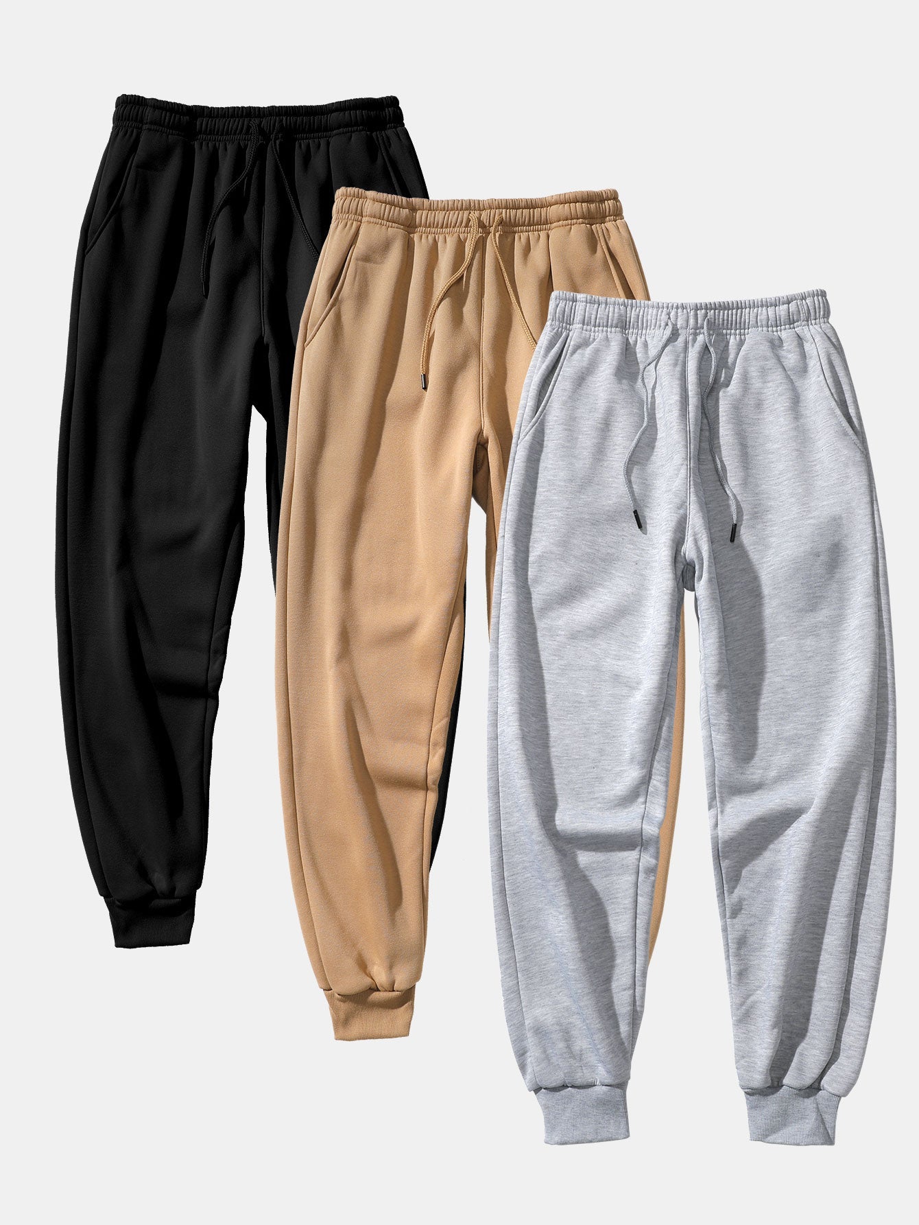 Essential Joggers | Men's Jogger Pants Set with Soft Polyester Fabric | Comfortable Fit for Everyday Wear 1